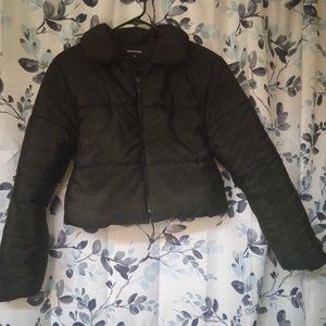 Puffer cropped jacket